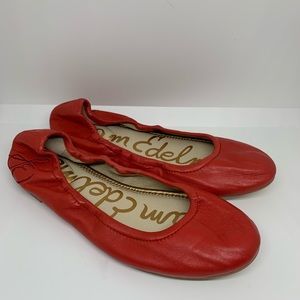 Sam Edelman | NEW Ballet Flats Red Slip On Sz 6.5